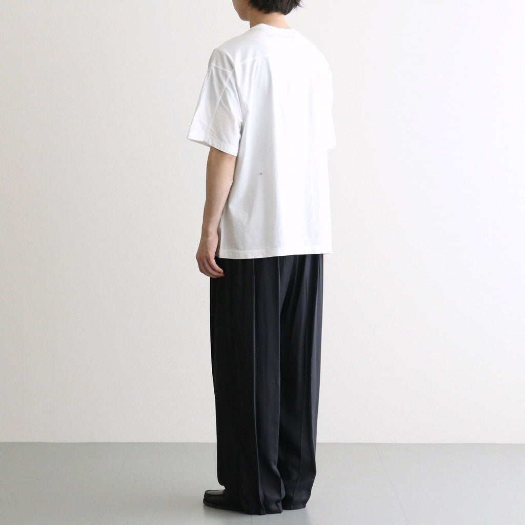【NAVY】Cross tuck slacks Formal Cross Tuck Pants／NAVY | ANALOG LIGHTING OFFICE