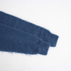 BRUSHED SUPER KID MOHAIR KNIT POLO #LIGHT NAVY [A26AP01KM]