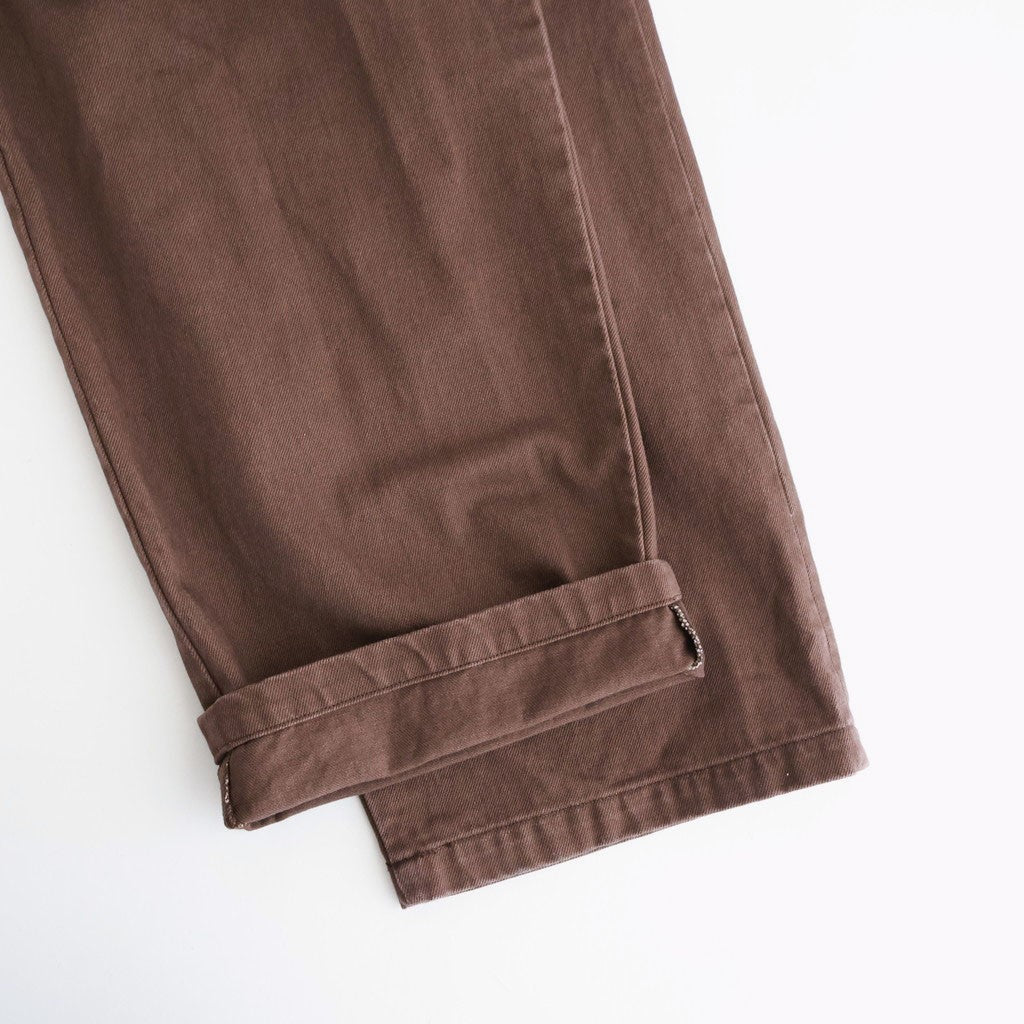 1pleated Wide Tapered Trousers #BROWN [YK26SS01181P]