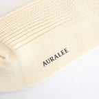 COTTON LOW GAUGE SOCKS #IVORY [A26SS03SX-M]