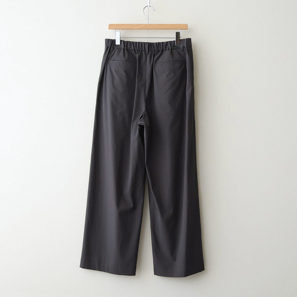 Brushed Cotton Gabardine Wide Straight Pants #CHARCOAL [GM261-40395]