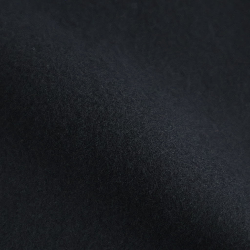 メルトンBigハーフコート #BLACK [D225-C548]