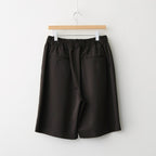 WIDE EASY SHORT TROUSERS #DARK BROWN [ST.1435]