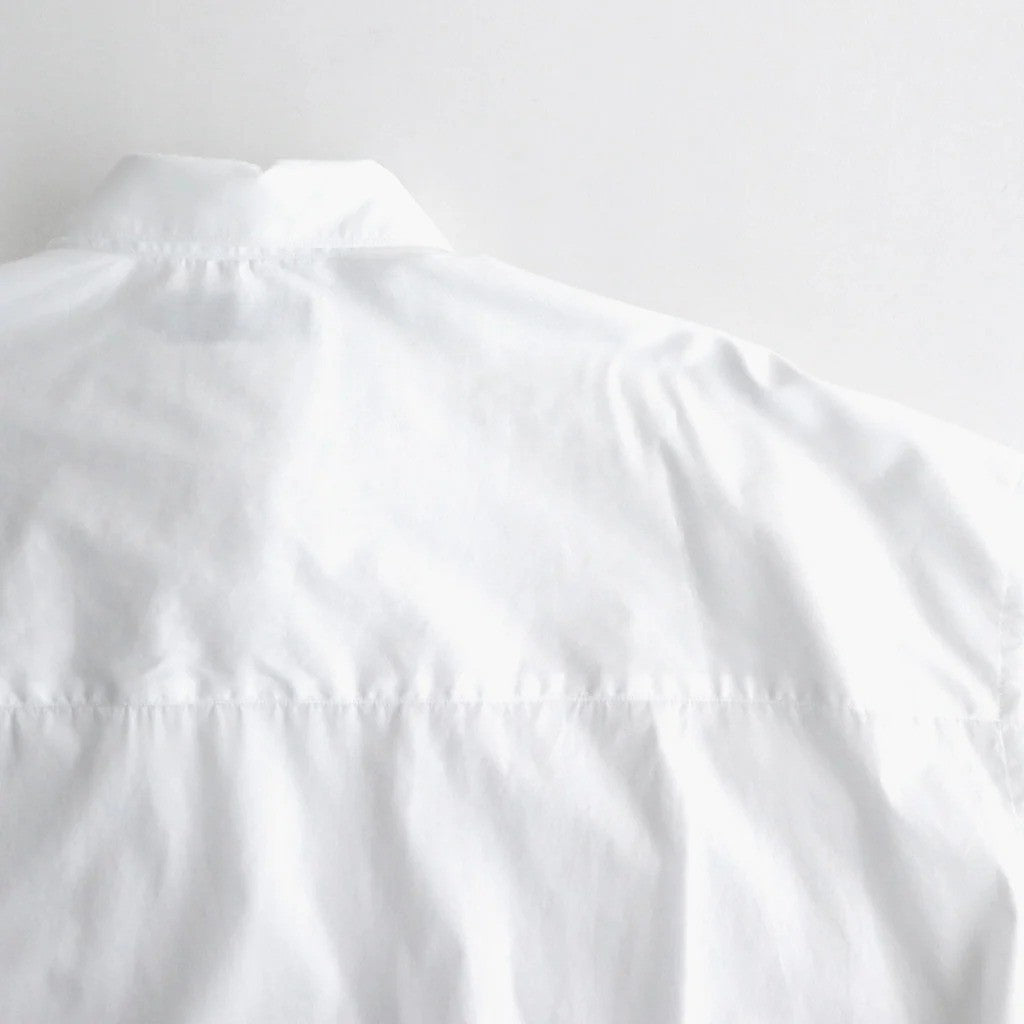 Broad L/S Oversized Regular Collar Shirt #WHITE [GM253-50001B]