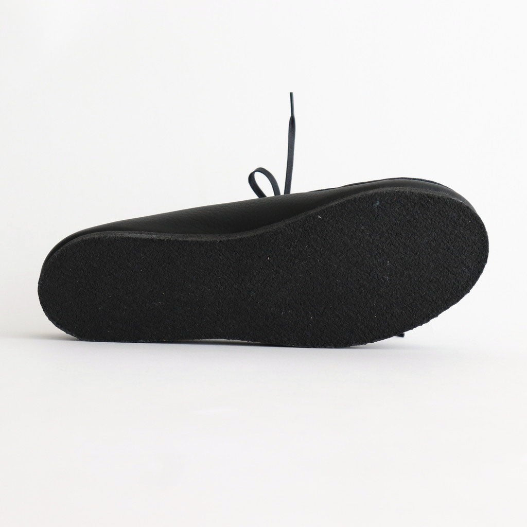 AWAI TIROLEAN MULE -CREPE SOLE- EO SHRINK #BLACK [SA05SC]