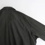 SIDOGRAS Cotton Herringbone Flannel Sleeping Shirt #BLACK [GM254-50044]