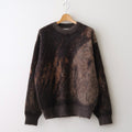 Abstract Jaquard Mohair Sweater #BROWN [YK26SS01234S]