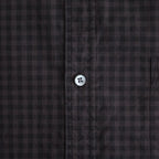 Bold Garment Gingham Check Shirt #CHARCOAL BROWN [AOFFSH003]