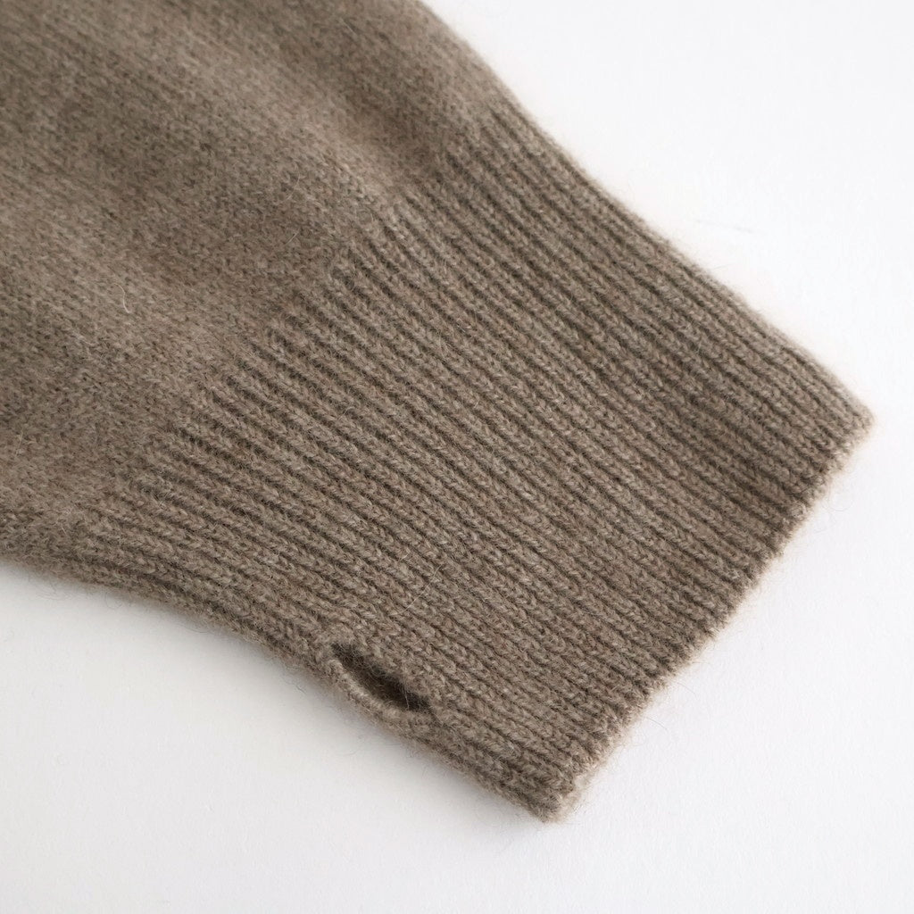 Cashmere Wholegarment Crewneck Sweater #BEIGE [YK25FW01116S]