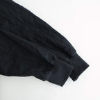 NCHRJK - ポリエステル&レーヨン・クリア ツイル・キルト チャイナジャケット #95 Black [SN_NC0401JK]