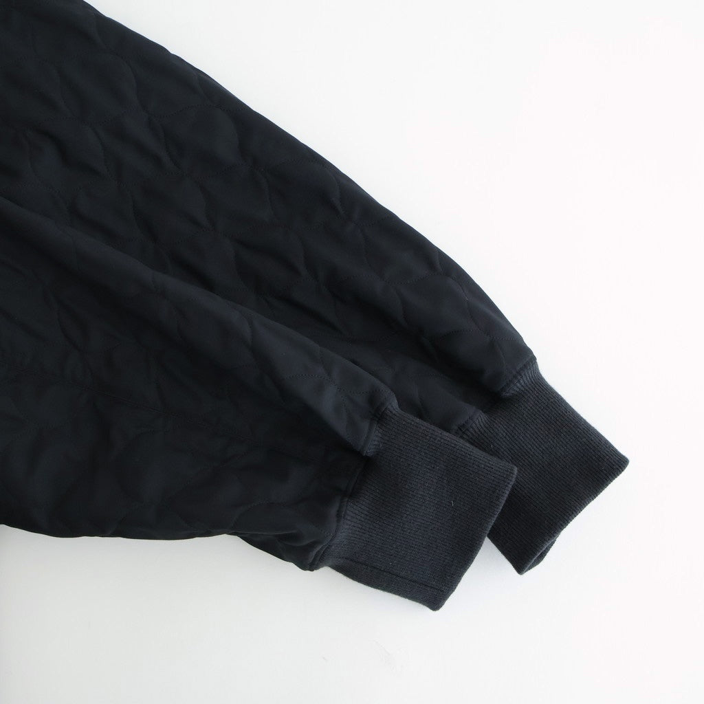 NCHRJK - ポリエステル&レーヨン・クリア ツイル・キルト チャイナジャケット #95 Black [SN_NC0401JK]