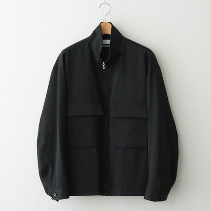 Light Doeskin Stand Collar Jacket #BLACK [GM243-30062]