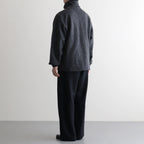 Wool Fleece Half Zip Pullover #CHARCOAL [YK25FW01090B]