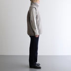 WOOL FLEECE VEST #natural l.gray [14452]