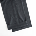 SUPER LIGHT WOOL TWO-TUCK SLACKS #TOP CHARCOAL [A26AP05OS]