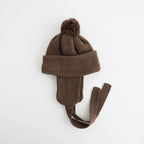 WOOL STANDARD KNIT - 梵天/耳付き #BEIGE [NO.28254]