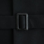 WOOL CASHMERE RAGLAN SLEEVE BALMACAAN COAT #BLACK [ST.1535]
