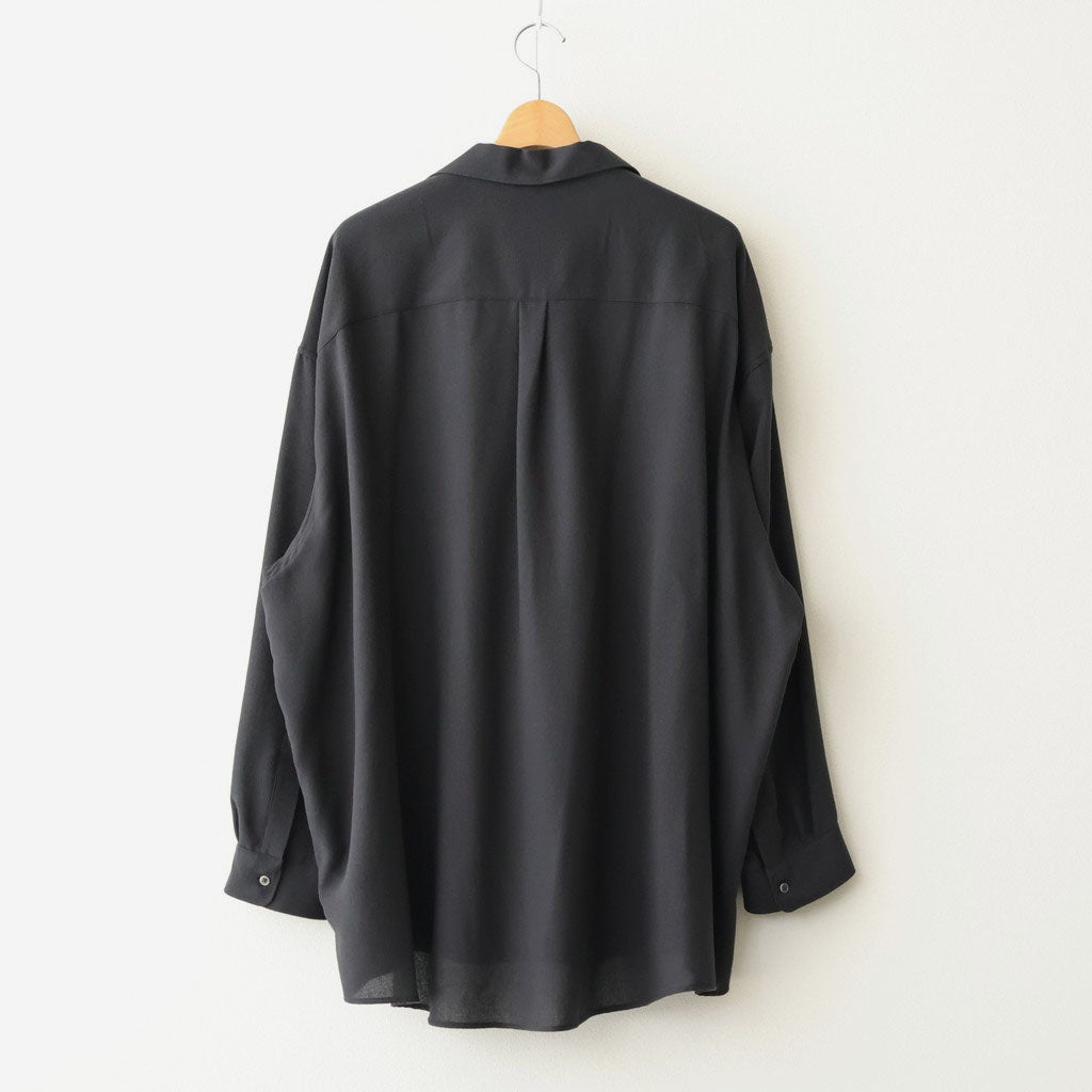 Viscose Viyella L/S Sleeping Shirt #CHARCOAL [GM261-50456