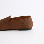 HORSEHIDE LEATHER LOAFERS #BROWN [A26AS07QD]