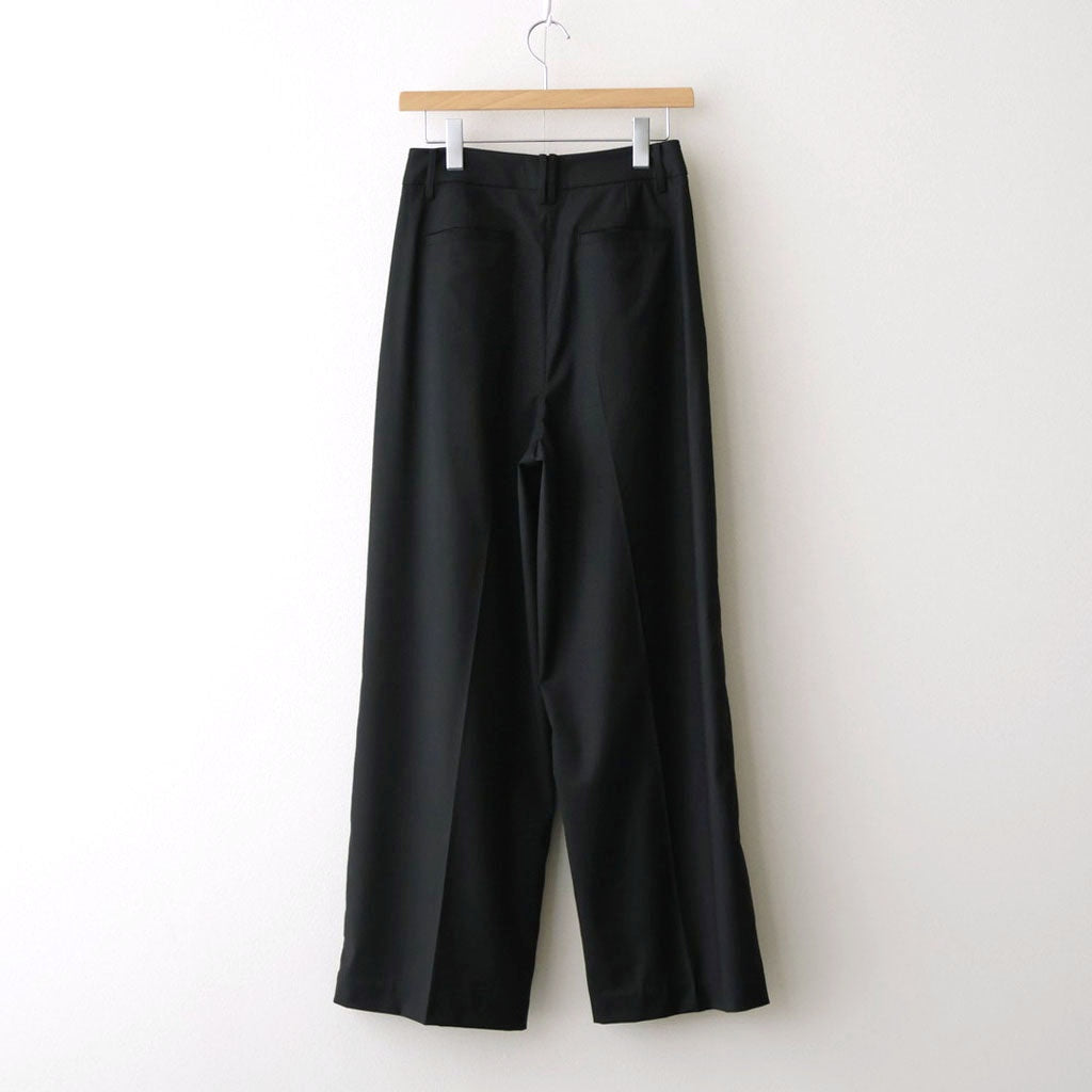 Lightweight Tuck Trousers #BLK [12610723]
