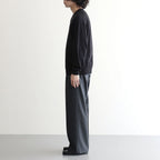 SUPER LIGHT WOOL TWO-TUCK SLACKS #TOP CHARCOAL [A26AP05OS]