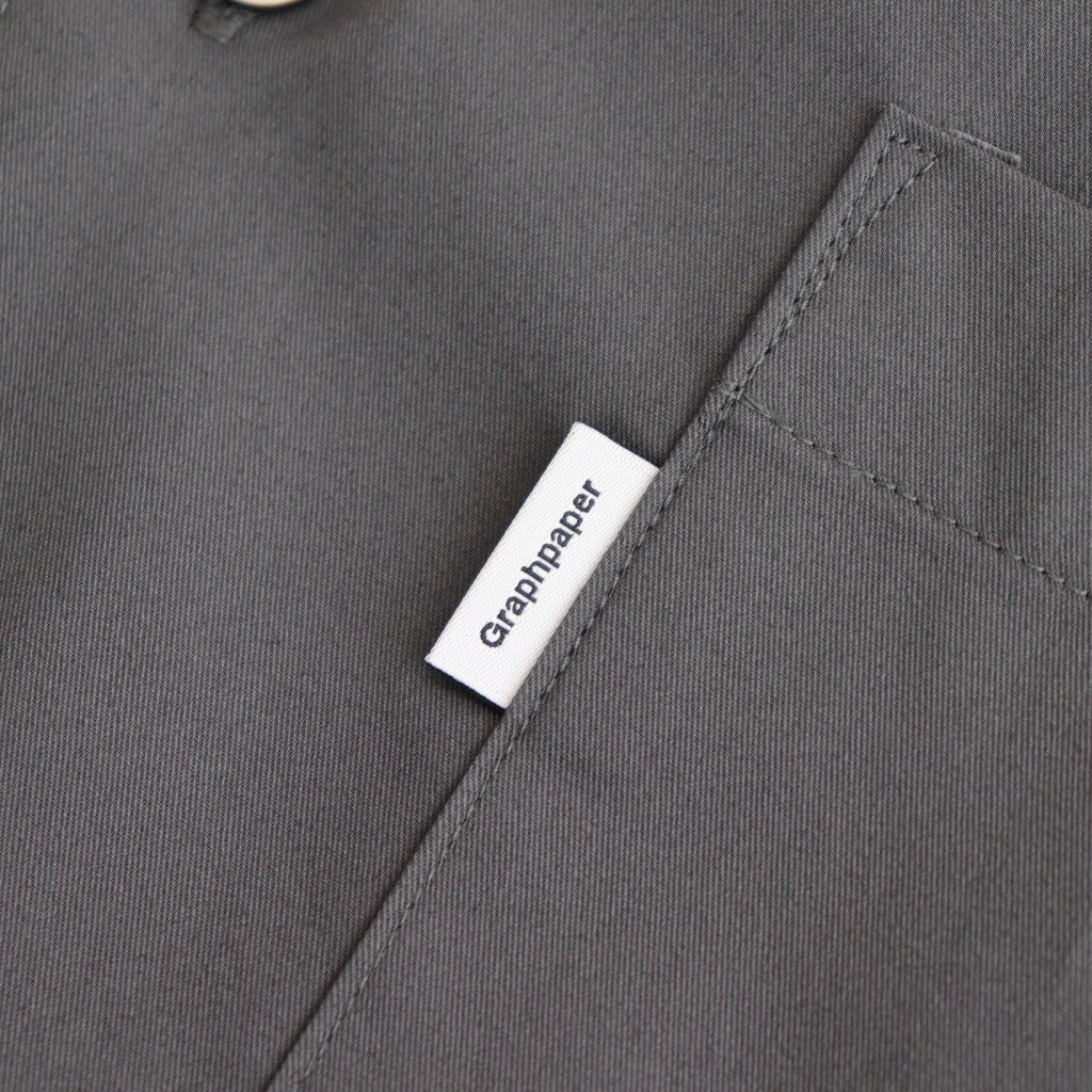 Solotex Twill S/S Oversized Box Shirt #GRAY [GM251-50323B]