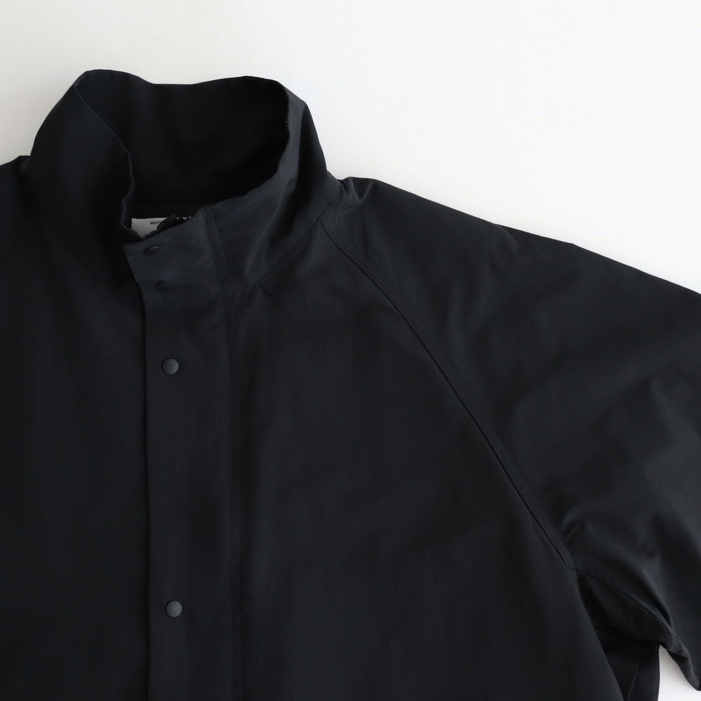 STAND COLLAR ZIP COAT #d.navy [15505]