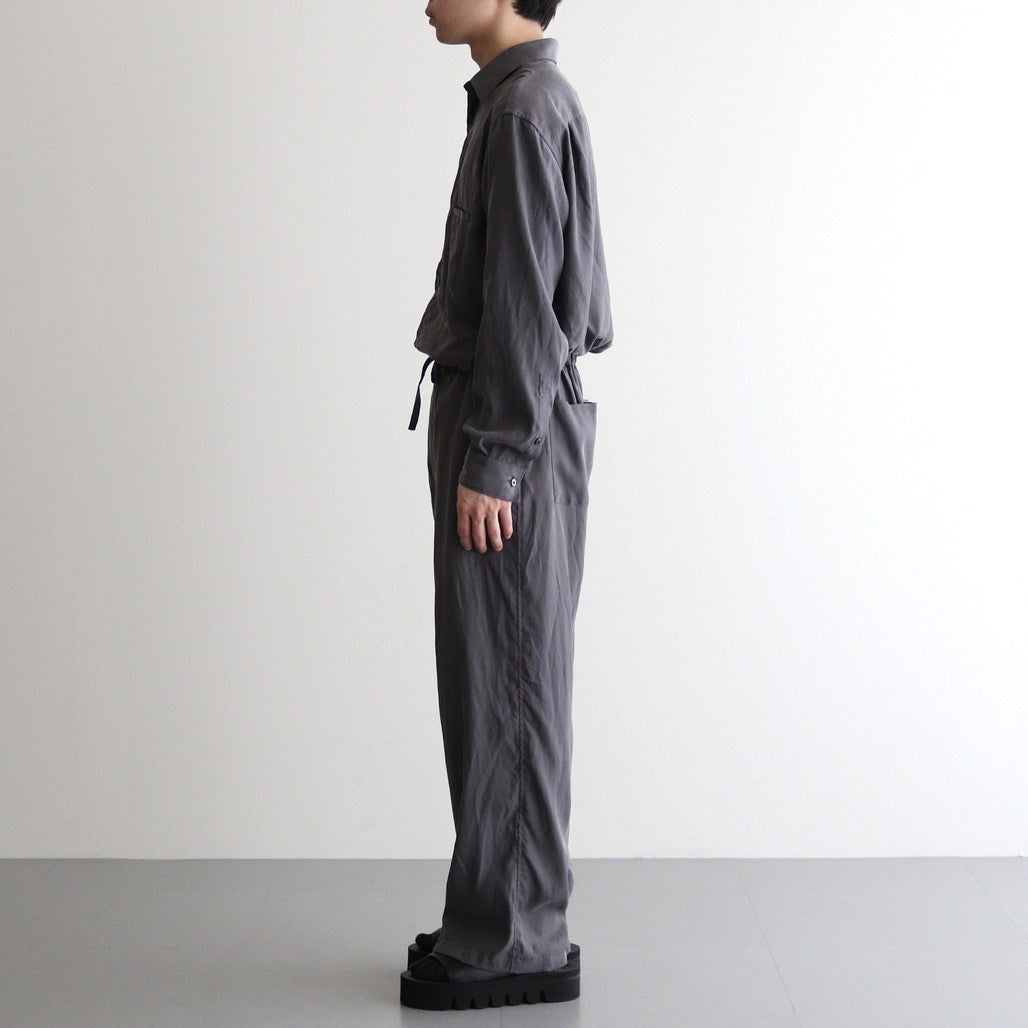 CUPRO JUMP SUIT #GRAY [YK25SS0940JS]