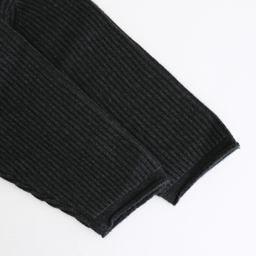 COMFORT BLEND YARN LOOSE FIT SWEATER #CHARCOAL [N0011]