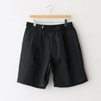 Solotex Twill Wide Chef Shorts #BLACK [GM261-40164B]