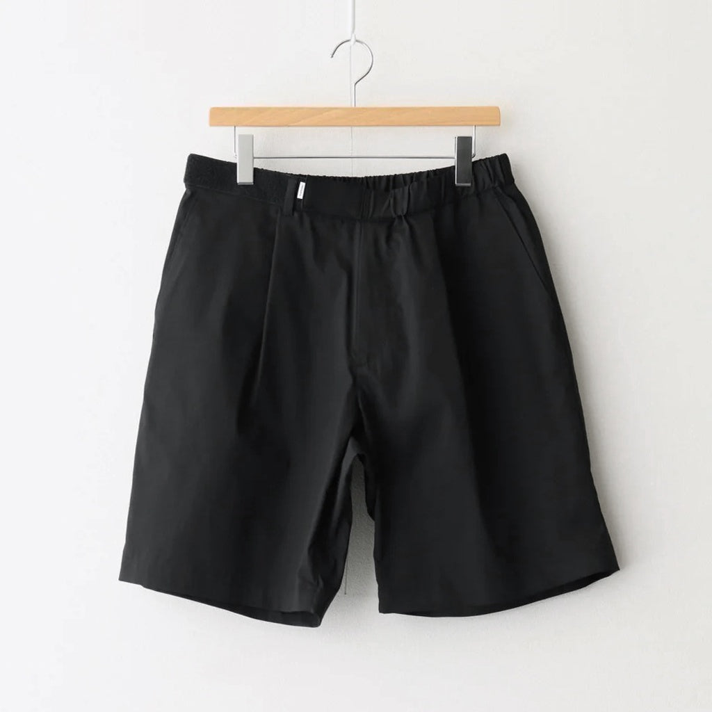Solotex Twill Wide Chef Shorts #BLACK [GM261-40164B]