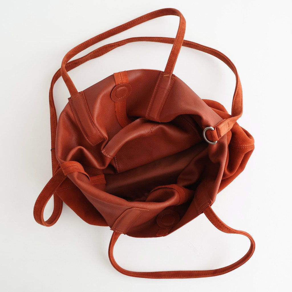 3WAY MEDIUM TOTE（OIL SUEDE） #TERACOTTA [MS-1]