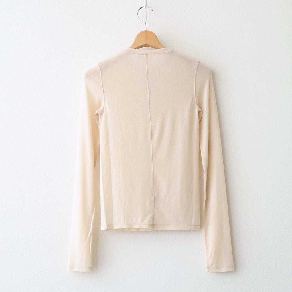 Henleyneck Soft Tops #SAND [12610608] - ciacura 三重県四日市市の