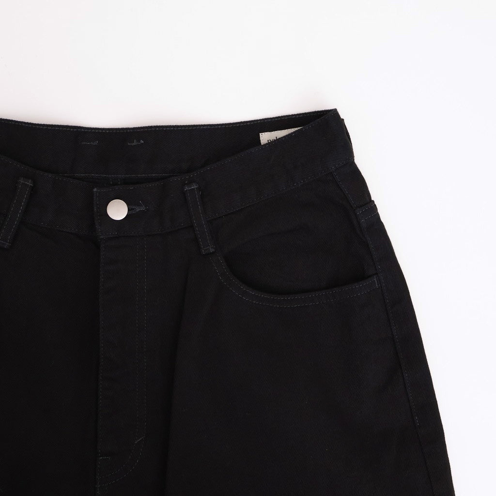 ONE WASH BLACK DENIM ASHLEY JEANS #BLACK [N0025]