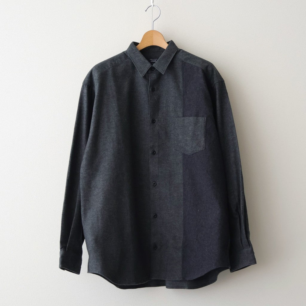 綿フランネルシャツ #GRAY [HP-B028-051]