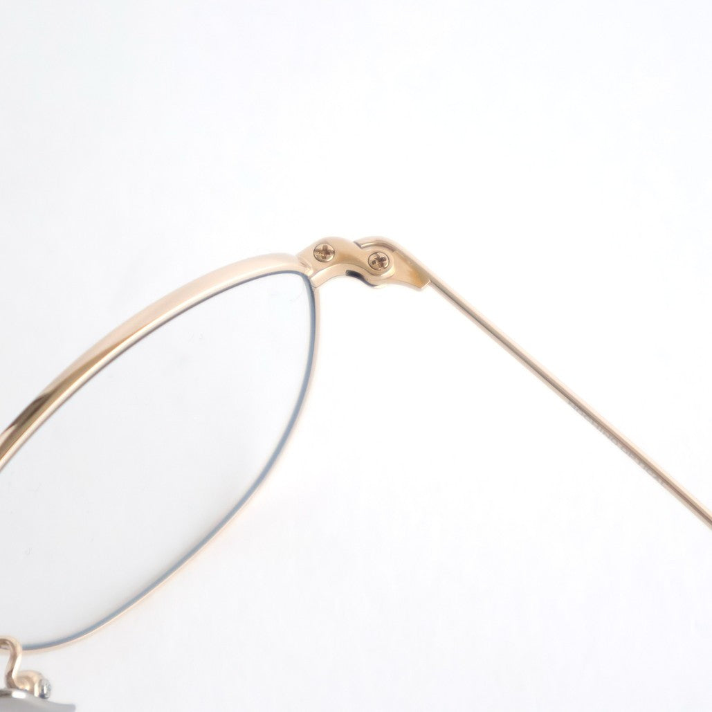 NOCHINO OPTICAL KOUGETSU #3 シャンパンゴールド KOUGETSU #4. CHAMPAGNE GOLD × GREY GREEN to D.GREY (調光