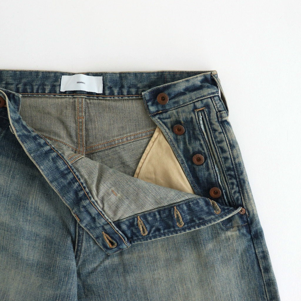 FADED SAILOR DENIM PANTS #FADED INDIGO [25880402]