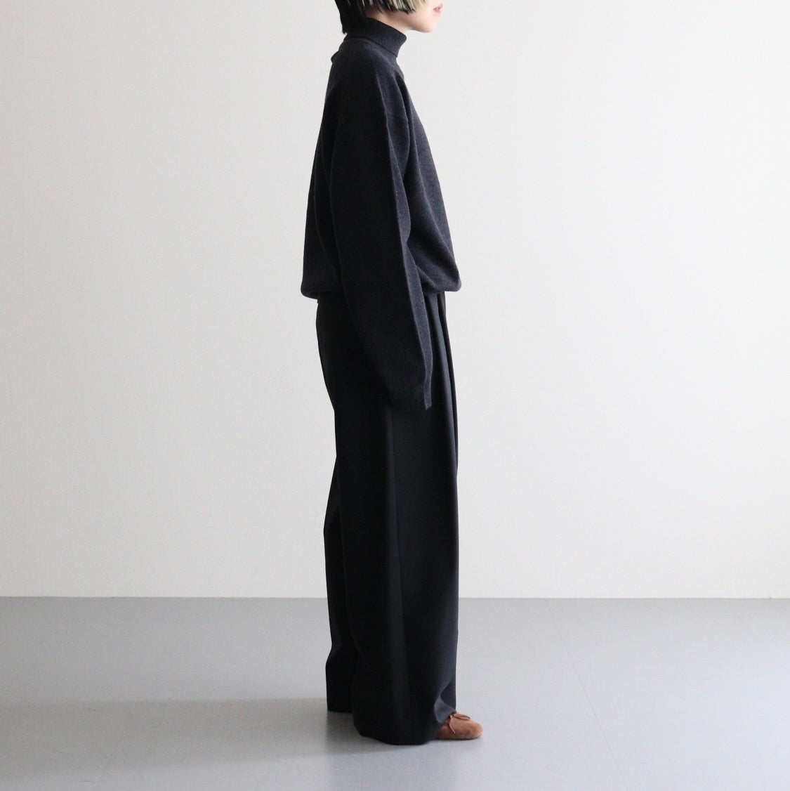 Turtle Neck #CHARCOAL [2503-006]