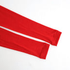 SUPER HIGH GAUGE SHEER RIB RAGLAN P/O #IVORY × RED [A26SP06HF]