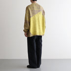 INTARSIA CREWNECK SWEATER #YELLOW [YK24SS0678S]