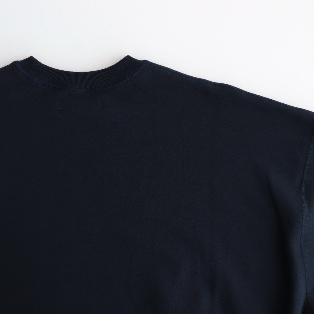 AZUMA Terry Crew Neck Sweat #NAVY [GU251-70195B]
