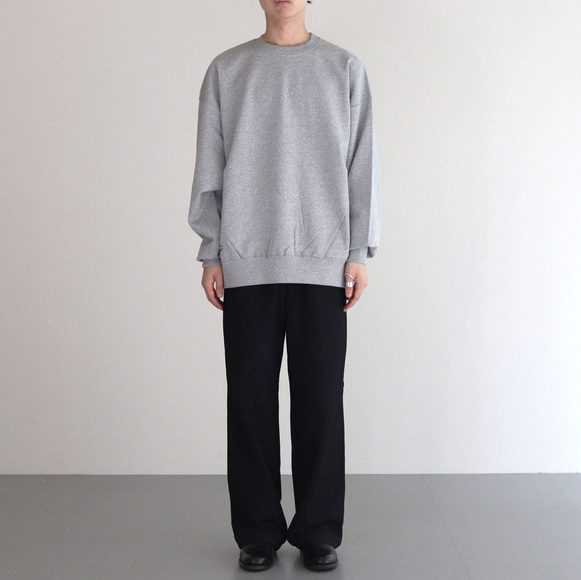 LIGHT OZ CREW NECK SWEAT #H.GRAY [FSC243-70160B]