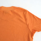 SUPER HIGH GAUGE SHEER RIB TEE #ORANGE [A00T03HF]