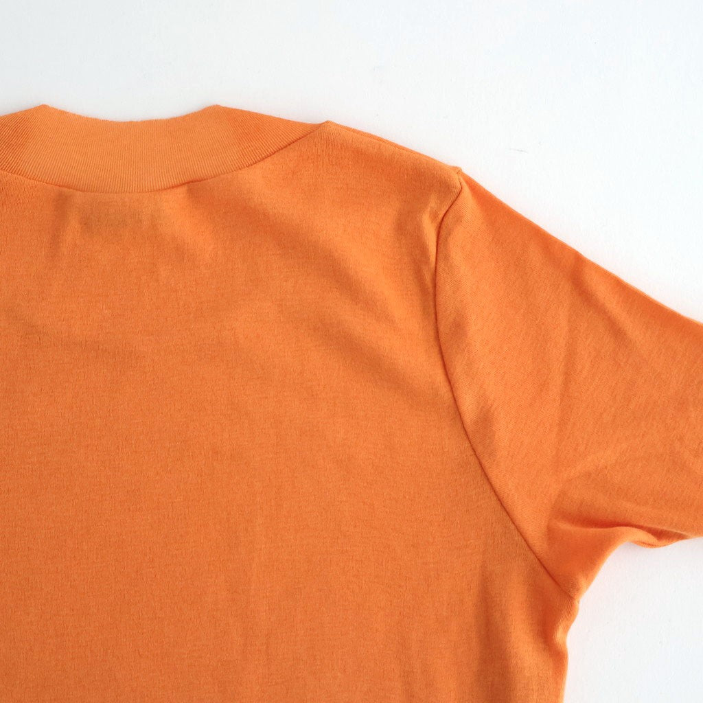 SUPER HIGH GAUGE SHEER RIB TEE #ORANGE [A00T03HF]