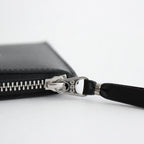L字型ZIP財布 - SILVER EYELET #BLACK [8Z-Z031-051]