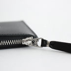 L字型ZIP財布 - SILVER EYELET #BLACK [8Z-Z031-051]
