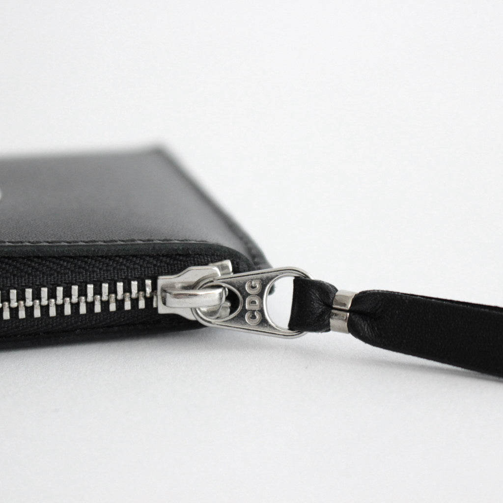 L字型ZIP財布 - SILVER EYELET #BLACK [8Z-Z031-051]