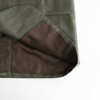 BLUEFACED WOOL JACKET #OLIVE GRAY STRIPE [A26AJ01BS]