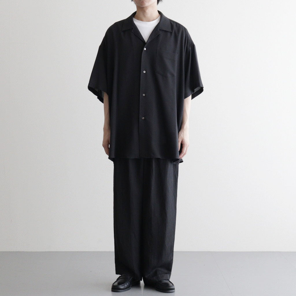 Viscose Viyella S/S Sleeping Shirt #CHARCOAL [GM261-50457]