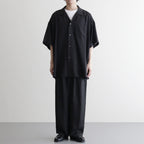 Viscose Viyella S/S Sleeping Shirt #CHARCOAL [GM261-50457]